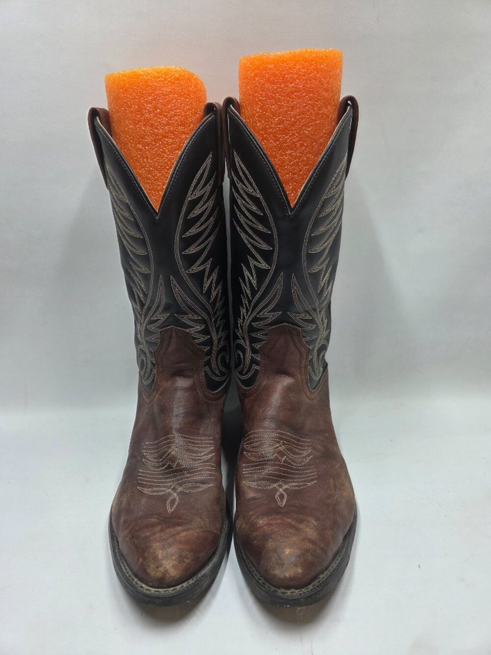 Bullrider leather western cowboy boots men 10.5 E style 7714 Canada West 2014